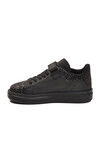 Black Glittery Velcro Light Flexible Girls Sports Shoes 2540-26K P