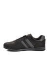 Black Large Size Leather Mens Sneakers Omega Int M