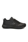 Black Lace-Up Lightweight Flexible Mens Sneakers Xstep 020-Skin M