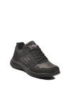 Black Lace-Up Lightweight Flexible Mens Sneakers Xstep 020-Skin M
