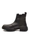 Siyah İçi Polarlı Kaymaz Soğuğa Dirençli Erkek Chelsea Bot 748 M