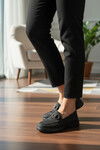 Black Lightweight Flexible Womens Casual Shoes B-02 Z