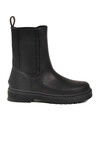 Black Flexible Long Ankle with Polar Fleece Inside Non-Slip Sole Womens Boots 23012 Z