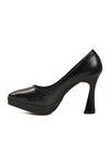 Siyah İnce Uzun Kadın Topuklu Ayakkabı 448206 Z