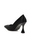 Black Thin Long Womens High Heel Evening Shoes 665127 Z