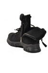 Black Emerald Fleece Lined Non-Slip Sole Zippered Womens Boots 24072 Z