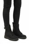 Black Emerald Polar Fleece Non-Slip Sole Womens Boots 24030 Z