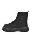 Black Emerald Lace-Up Zippered Fleece Womens Boots Terra 5000 Z