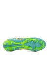 Turquoise Yellow Socked Mens Football Cleats Air 600 M
