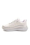 Beyaz Memory Foam Lastik Bağcıklı Erkek Sneaker 2250-1 M