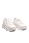 Beyaz Memory Foam Lastik Bağcıklı Erkek Sneaker 2250-1 M