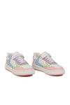 Beyaz Pudra Cırtlı Hafif Kız Çocuk Spor Ayakkabı BNI-10020 F