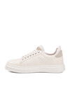 Beyaz Bağcıklı Cilt Hafif Esnek Erkek Sneaker 179 M