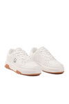Beyaz Bağcıklı Cilt Memory Foam Erkek Spor Ayakkabı BNI-11219 M