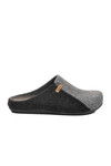 Gri Siyah Anatomik Keçe Erkek Ev Terlik K-63.007 M