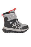 Gri Cırtlı Kaymaz Taban Unisex Çocuk Bot Hilly P