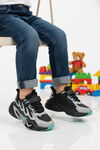 Gri Cırtlı Hafif Erkek Çocuk Spor Ayakkabı 161-T5440210 P
