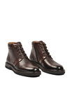 Kahve İçi Dışı Hakiki Deri Fermuarlı Erkek Bot 2112 M