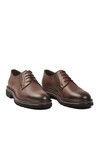 Kahve Hakiki Deri Erkek Casual Ayakkabı 201-26K M