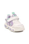 Lila Cırtlı Hafif Kız Bebek Spor Ayakkabı Dinito B