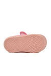 Pembe Süet Cırtlı Bebek Panduf Ba&Ba 058989 B