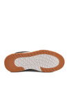 Siyah Beyaz Bağcıklı Cilt Memory Foam Erkek Spor Ayakkabı BNI-11219 M