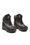 Siyah Füme Kaymaz Taban Fermuarlı Polarlı Unisex Outdoor Bot 2115 G