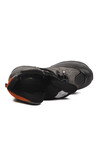 Siyah Füme Kaymaz Taban Fermuarlı Polarlı Unisex Outdoor Bot 2115 G