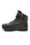 Siyah Haki Kaymaz Taban Fermuarlı Polarlı Unisex Outdoor Bot 2115 G