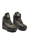 Siyah Haki Kaymaz Taban Fermuarlı Polarlı Unisex Outdoor Bot 2115 G