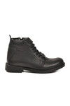 Black Genuine Leather Mens Boots 705 M