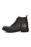Black Genuine Leather Mens Boots 705 M