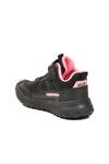 Siyah Pembe Cırtlı Kaymaz Kız Çocuk Spor Ayakkabı 811 F