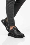 Siyah Bağcıklı Hafif Esnek Erkek Sneaker BST-2016 M