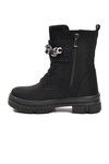 Siyah İçi Polarlı Kaymaz Taban Kız Çocuk Bot G-1001 F Zncr