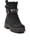 Siyah İçi Polarlı Kaymaz Taban Kız Çocuk Bot G-1001 F Zncr