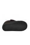 Siyah Süet Cırtlı Unisex Çocuk Panduf Ba&Ba 058999 P