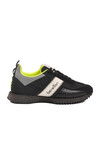 Siyah Bağcıklı Cilt Erkek Spor Ayakkabı BNI-12114 M
