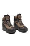 Siyah Vizon Kaymaz Taban Fermuarlı Polarlı Unisex Outdoor Bot 2115 G