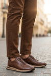 Taba Hakiki Deri Erkek Sneaker 2636 M