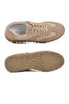 Bej Hakiki Deri Anatomik Kadın Casual Ayakkabı F-003 Z