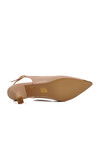 Beige Thin Heel Womens High Heel Shoes 357140 Z