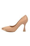 Beige Thin Heeled Womens Evening Shoes PC-54223 Z