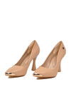 Beige Thin Heeled Womens Evening Shoes PC-54223 Z