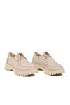 Beige Suede Womens Casual Shoes PC-54319 Z