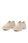 Beige Suede Womens Casual Shoes PC-54319 Z
