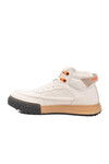 Beyaz Hakiki Deri Bağcıklı Erkek Sneaker 152-18111 M