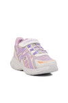 White Lilac Velcro Mesh Lightweight Girls Sneakers Ruffon F