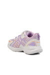 White Lilac Velcro Mesh Lightweight Girls Sneakers Ruffon F