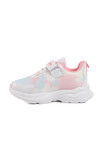 White Pink Mesh Velcro Girls Sneakers Ruffon P